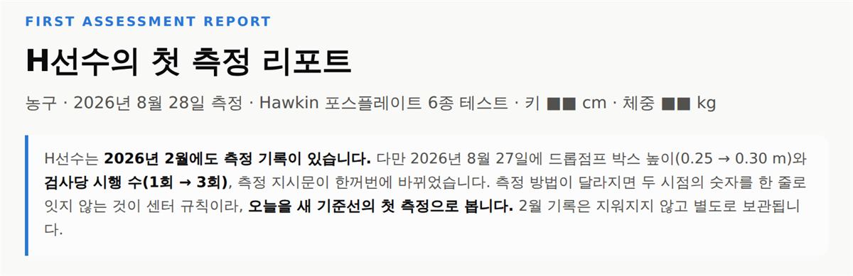 8월 리포트 머리말 — 2월 기록과 잇지 않는 이유
